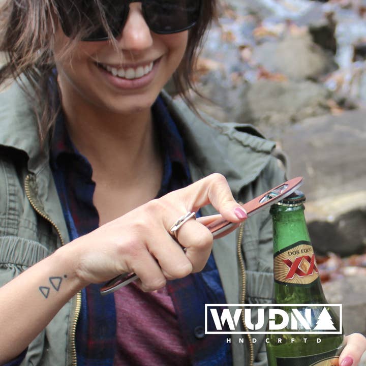 WUDN Handcrafted - Wholesale Bottle/wine opener - Wooden Industrial Bottle Opener (Cascade Range Collection)7