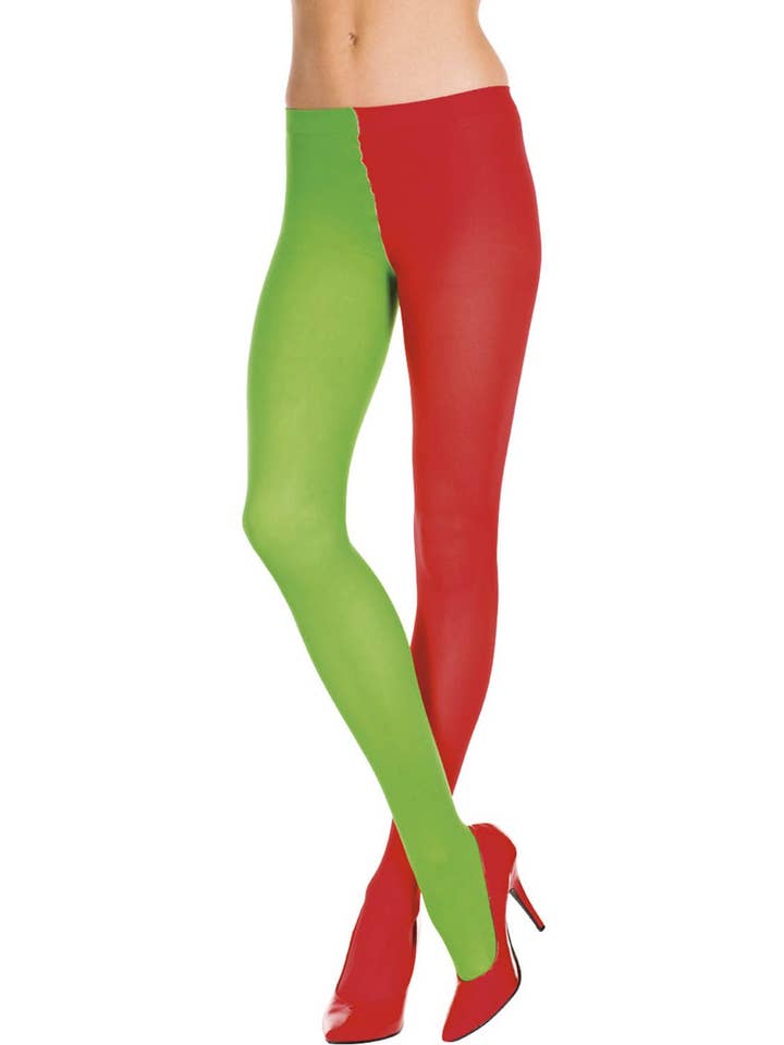 Lingerie Mart - Wholesale Tights - Women's - Music Legs Opaque Jester Tights ML748