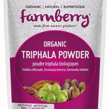 Farmberry Organic Triphala Powder 115g for wholesale by Farmberry