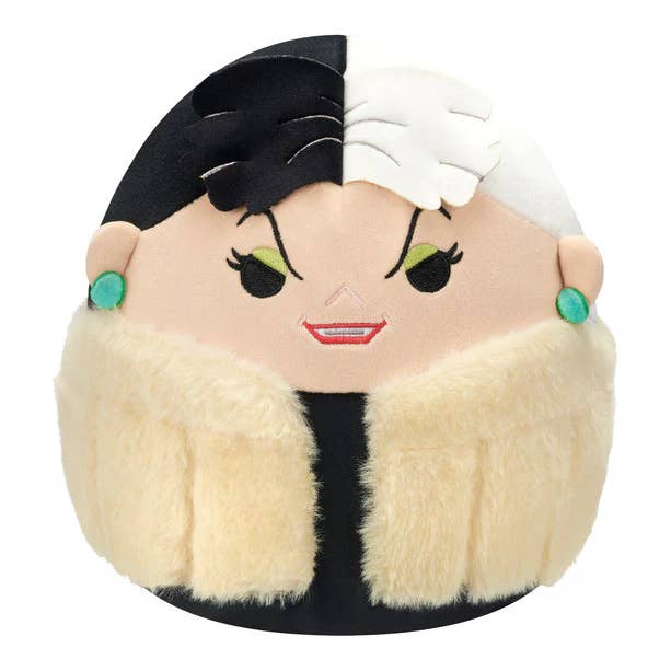 Authentic Street Signs - Wholesale Stuffed/Plush Toy - Kids & Baby - Squishmallow Disney Villains Plush Toy 8" Cruella De Ville