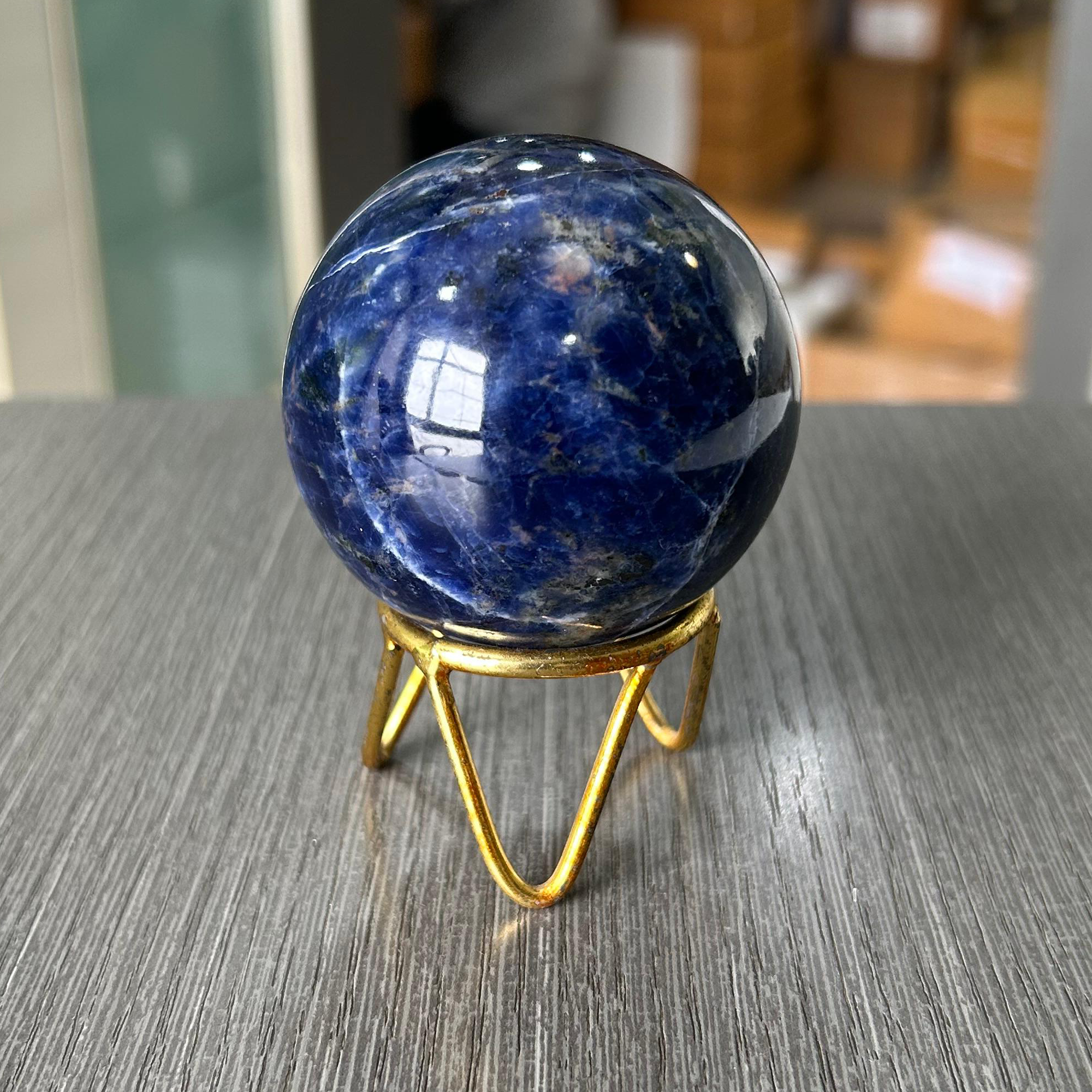 Serein Wellness – Großhandel Spiritueller Stein/Kristall – Sodalite Kugelkugel 55mm2