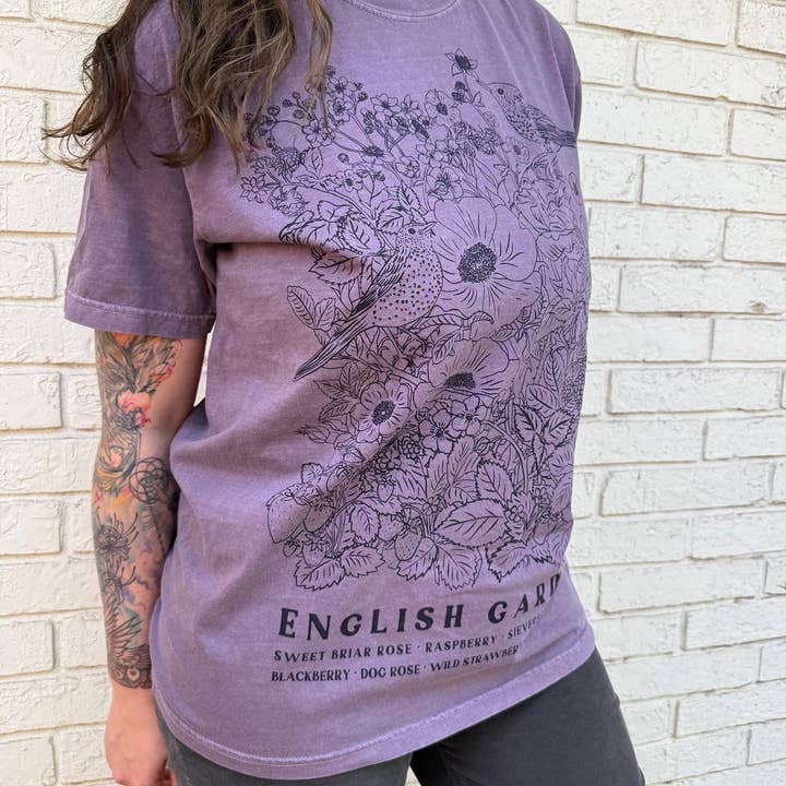 English Garden T-shirt for wholesale by Planetarium