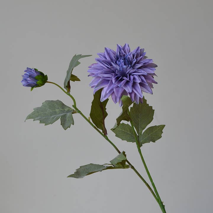 Sweet Home Deco - Wholesale Artificial flowers - 26''T Faux Silk Dahlia Flower Stem, Dahlia in Vintage Colors4