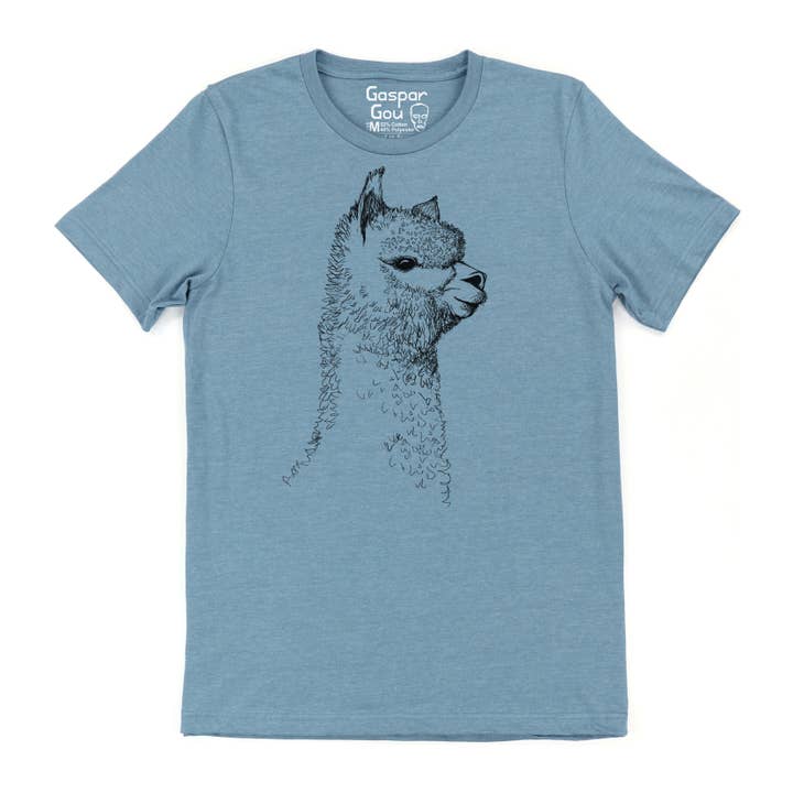 Gaspar Gou - Wholesale Screen Printed T-Shirt - Men's - Alpaca Charlie Tee2