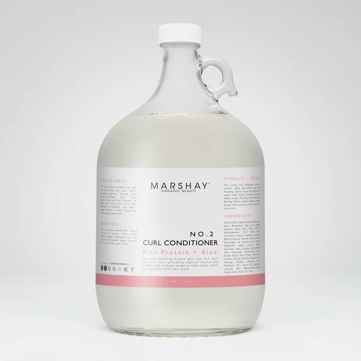 1 Gallon Hydrate + Repair Curl Conditioner No.2 Bulk for wholesale by Marshay Organic Beauty