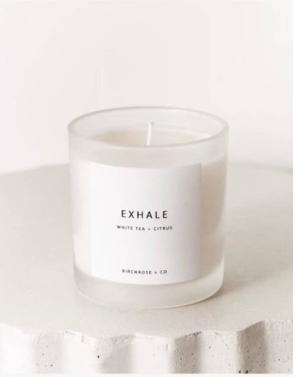 Birchrose + Co. - Wholesale Jar/Filled Candle - Exhale Candle1