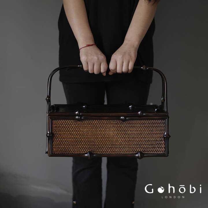 Gohobi Bamboo Scatola portatile per tè – Cestino porta set da tè per la vendita all'ingrosso da parte di Gohobi (We cover U.S. import duties)