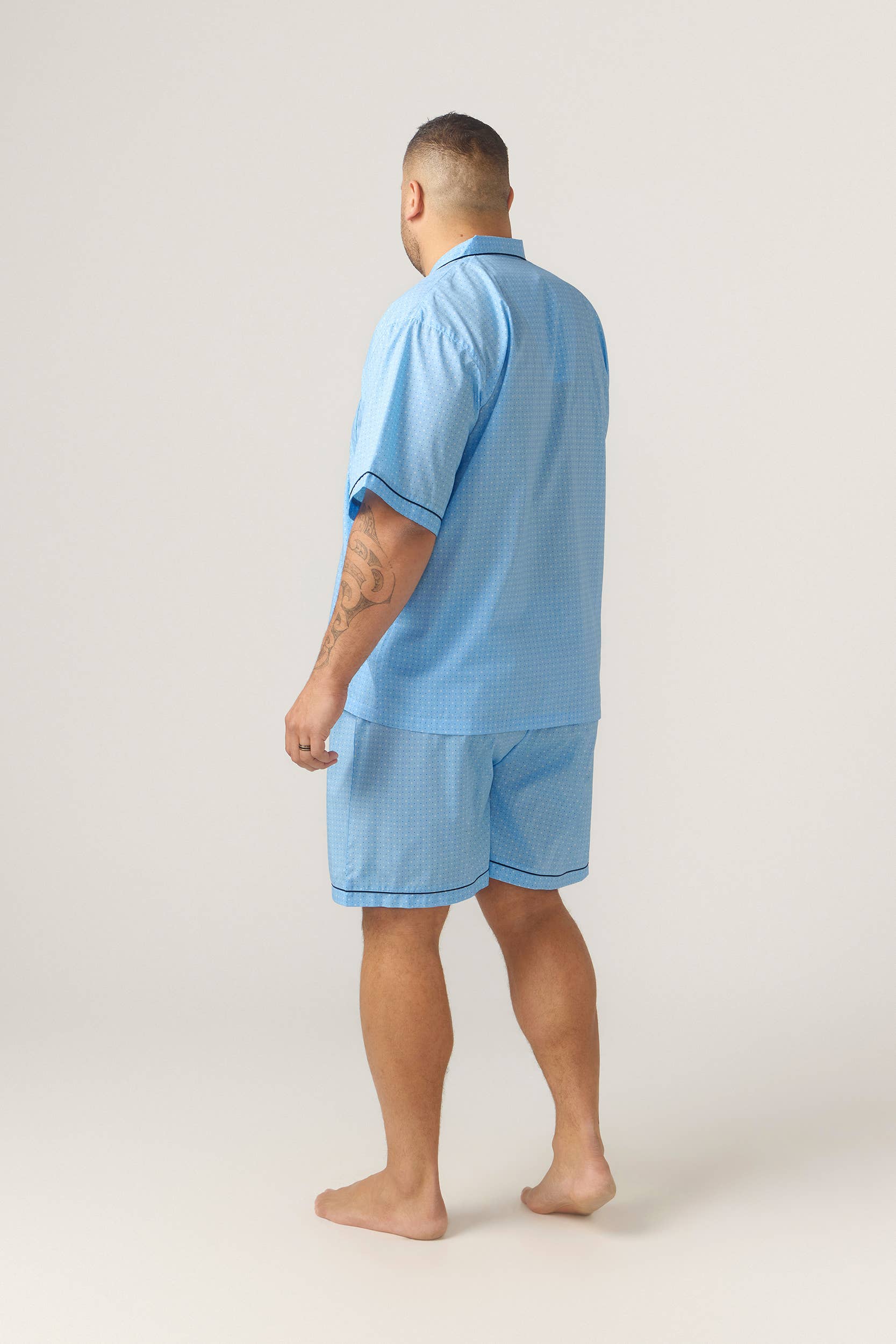 Contare | Quality Men's Sleepwear – wholesale Sleepwear set – men's – Short Sleeve Classic Set2
