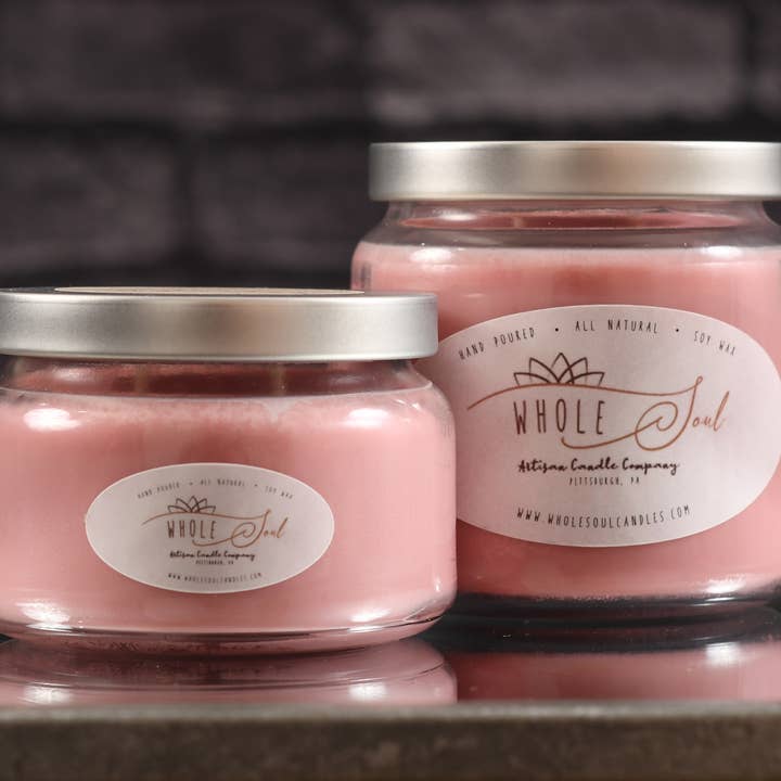 100% Soy Candle Triple Berry Tart for wholesale by Whole Soul Candles LLC