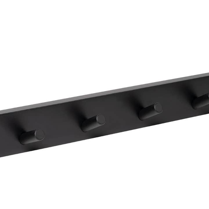 BLACK WALL HANGER 4 KNOBS MOD. INCLINE. BLACKS for wholesale by HERRAJES NESU SL (NESU)