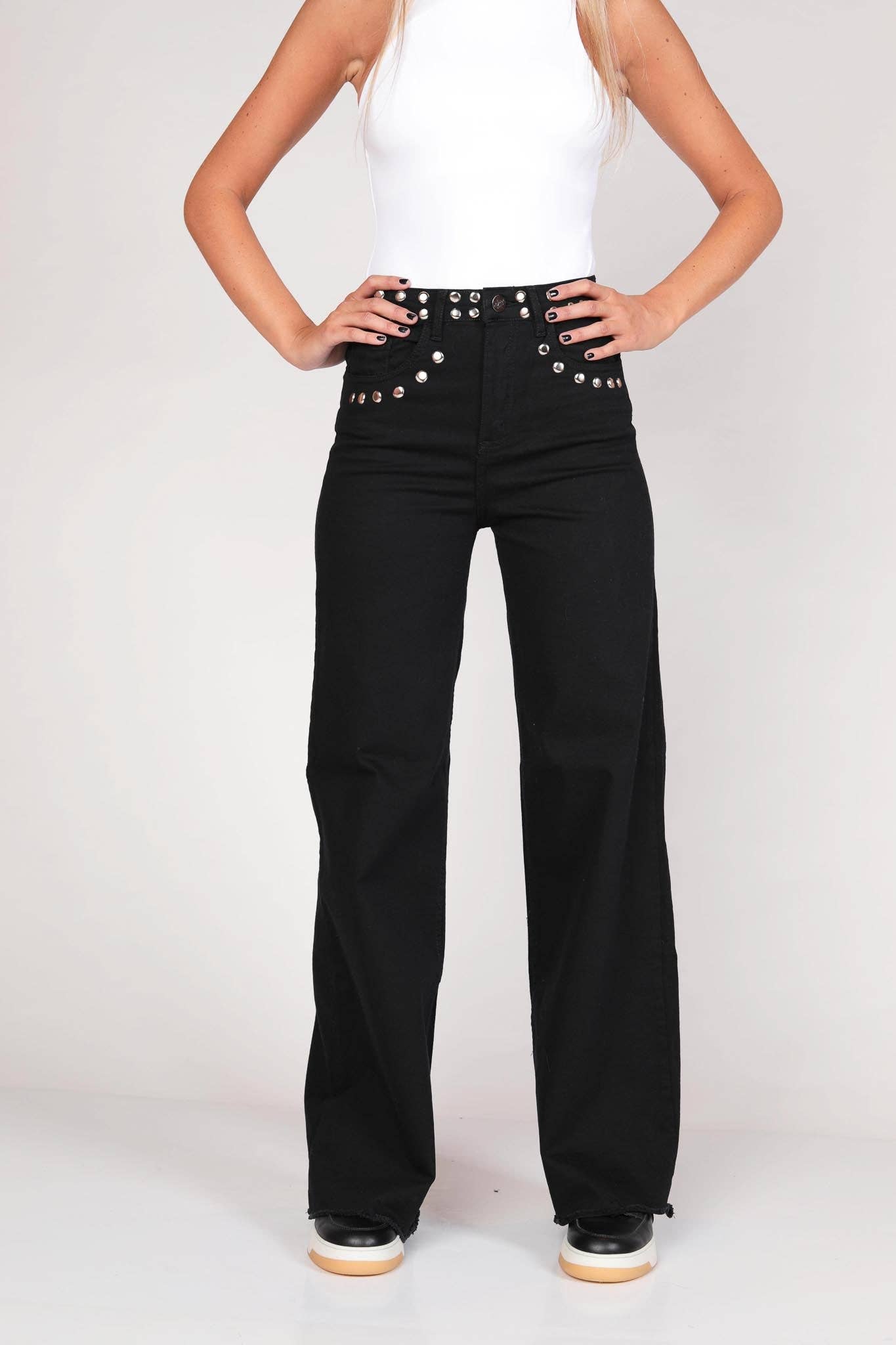 Alwayschic - Wholesale Jeans - Women's - Galaxia Straight Jeans0