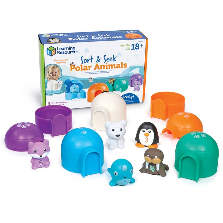 Learning Resources - Wholesale Toy Set - Kids - Sort & Seek Polar Animals