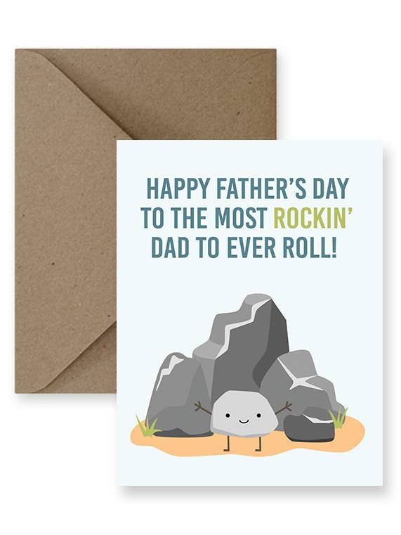 Carte de fête des pères Rockin' Roll pour la vente par IMPAPER