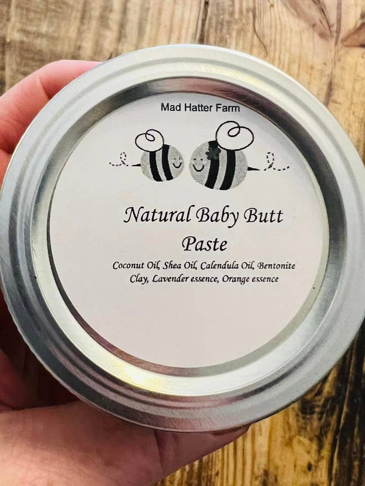Baby Butt Cream Butter for wholesale by Mad Hatter Farm