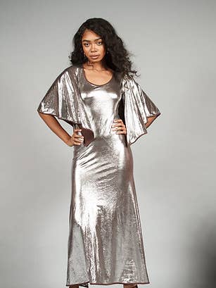 Silver Shine Dress for wholesale by Wassa Wear Boutique