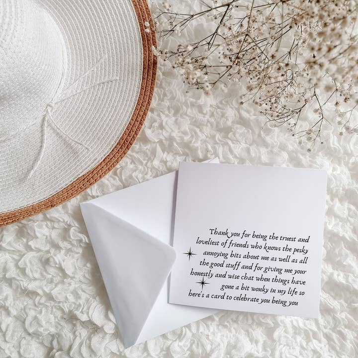 Carte Ami Loveliest pour la vente par A Little Box of Delights