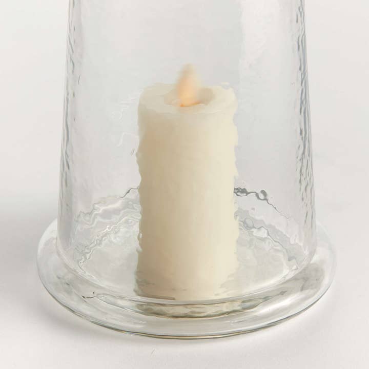 Napa Home & Garden - Wholesale Candle Holder - Gabriel Hurricane Small - Tapered Clear Glass Candle Holder3