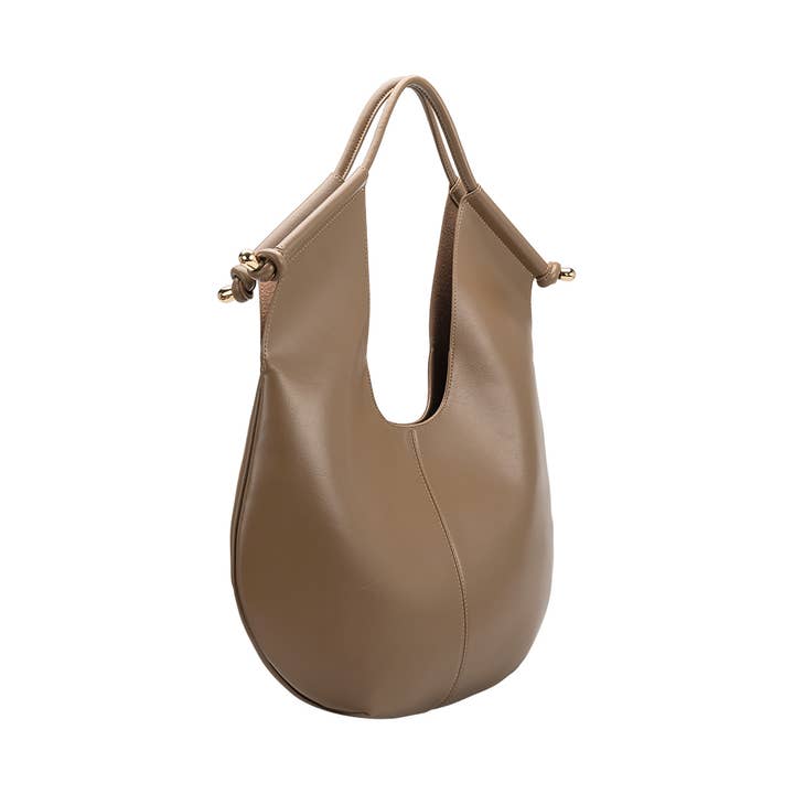 Melie Bianco - Wholesale Shoulder Bag - Women's - Tracy Mushroom Recycled Vegan Shoulder Bag