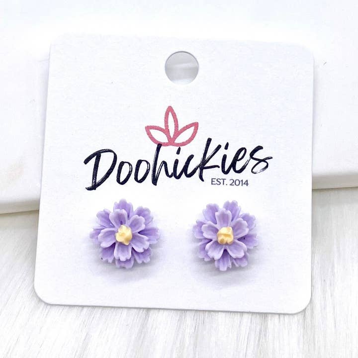 Doohickies - Vente Clous d'oreille - Boucles d'oreilles Spring Wildflower Dayzz, 12 mm2