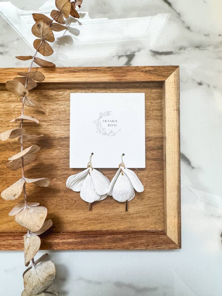 Petal Floral Dangles for wholesale by Frankie Rose Jewelry