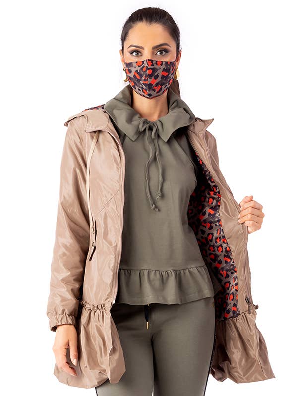 Djurtryckt crepe-mask för wholesale av ZUMBI Fashion Store