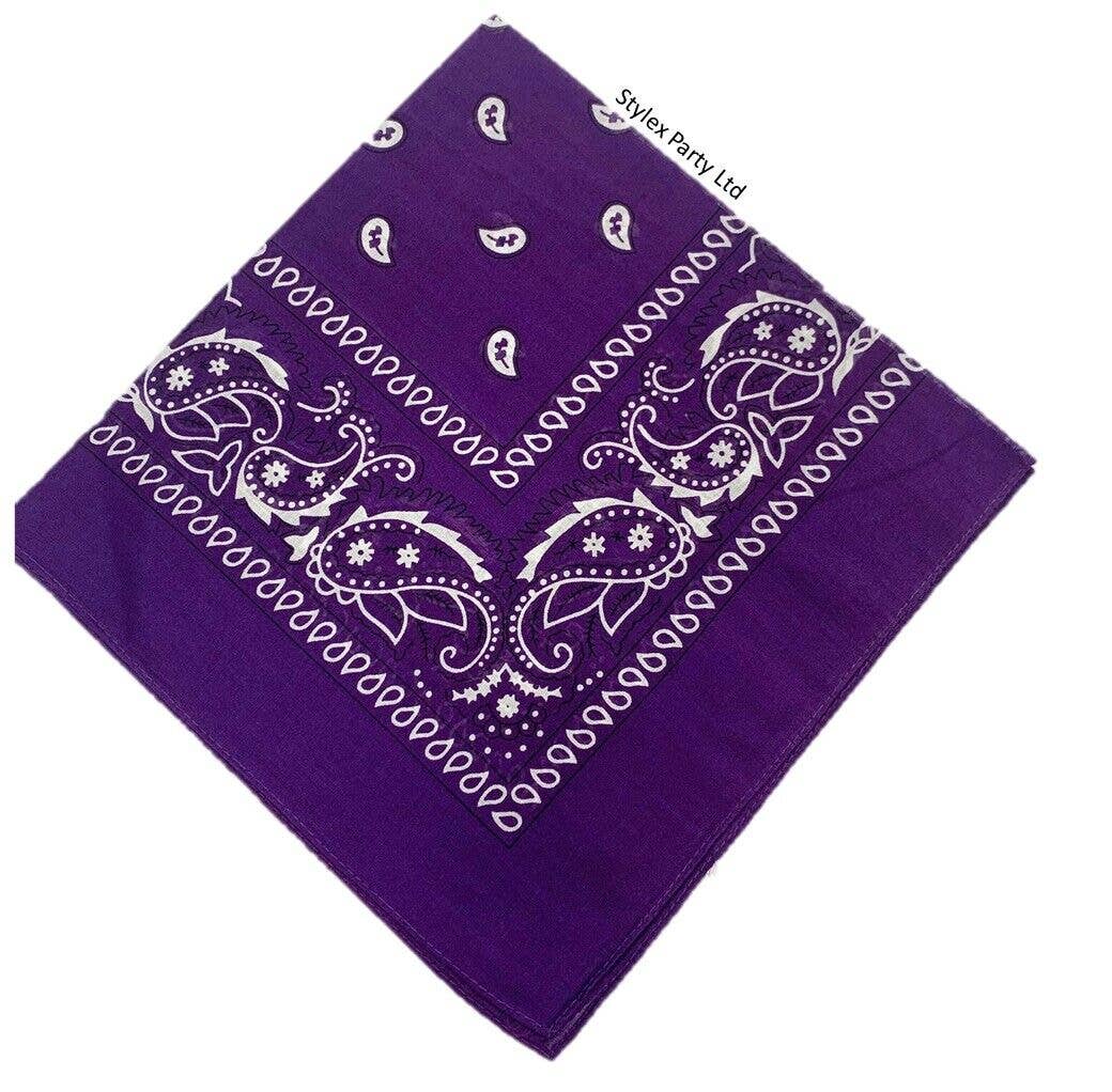 Stylex Party - Vente Bandana – femme - Écharpes Bandana Funky Design Paisley Headband15