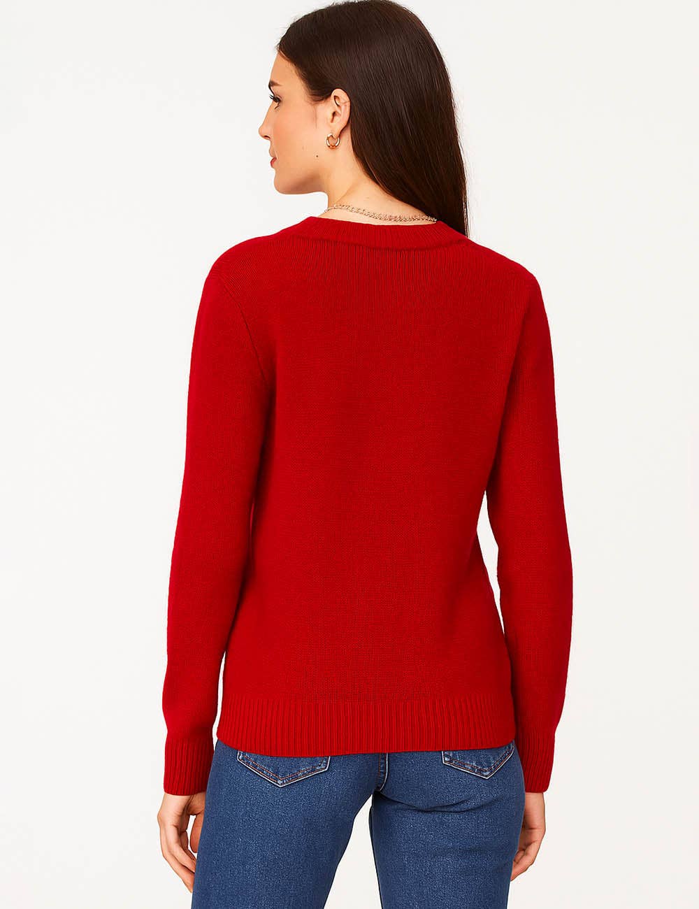 Sweetkama - Vendita all'ingrosso Maglione tricot - Donna - Maglione festivo con scritta "Ladies Christmas Merry & Bright"5