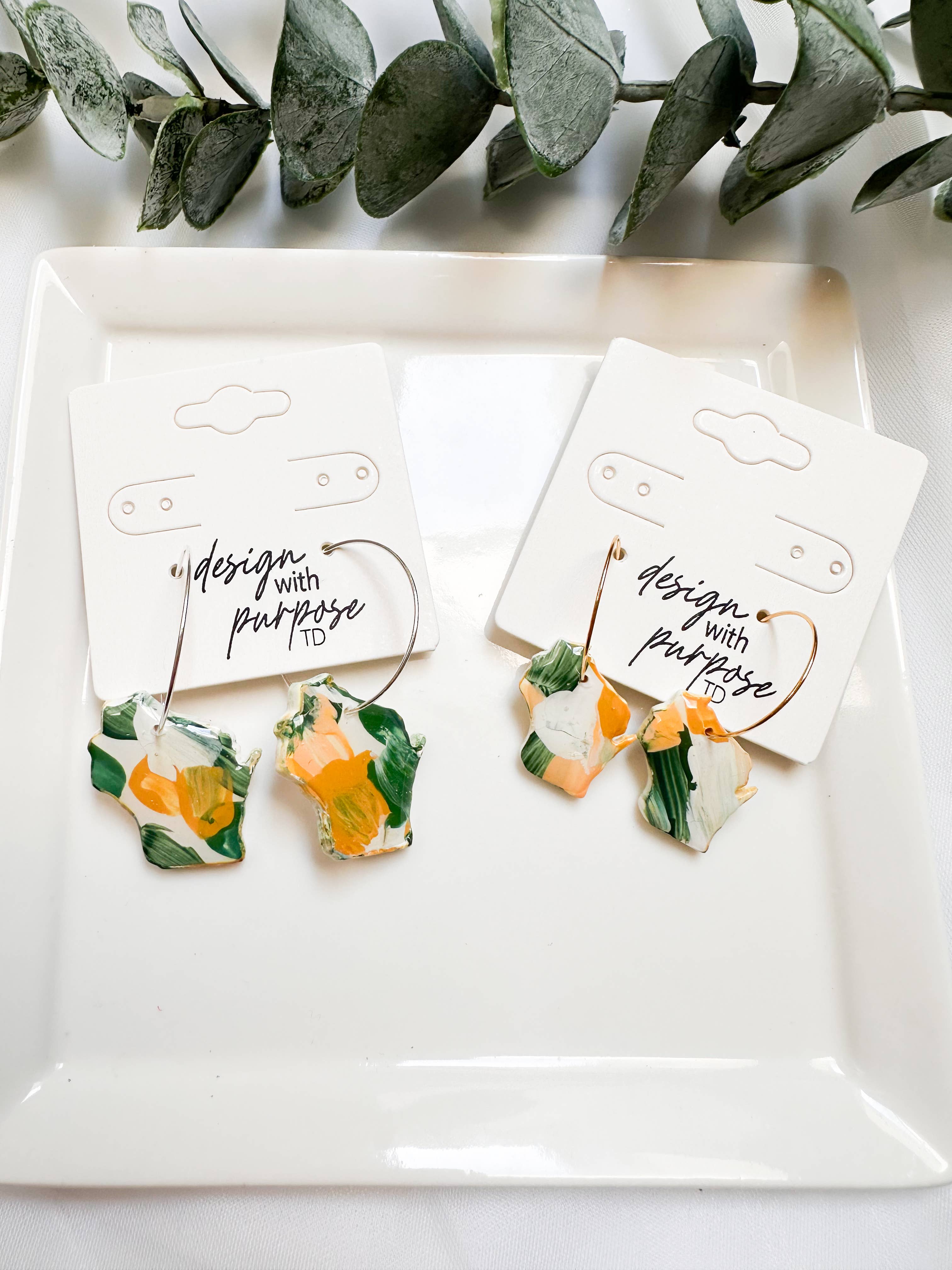 Design With Purpose - Wholesale Dangle Earrings - Hand Painted Green Bay Packers Earrings11