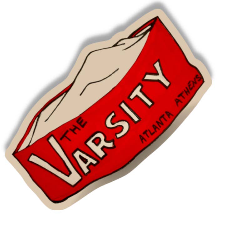 Adesivo in carta per cappello della squadra di Atlanta Athens per la vendita all'ingrosso da parte di Athens Art & Frame