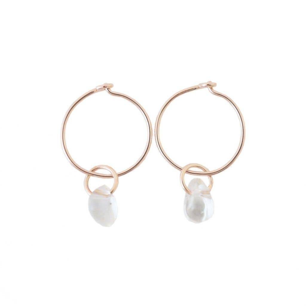 Honeycat Jewelry - Wholesale Dangle Earrings - Green Jade - Wishing Crystal Hoop Earrings4