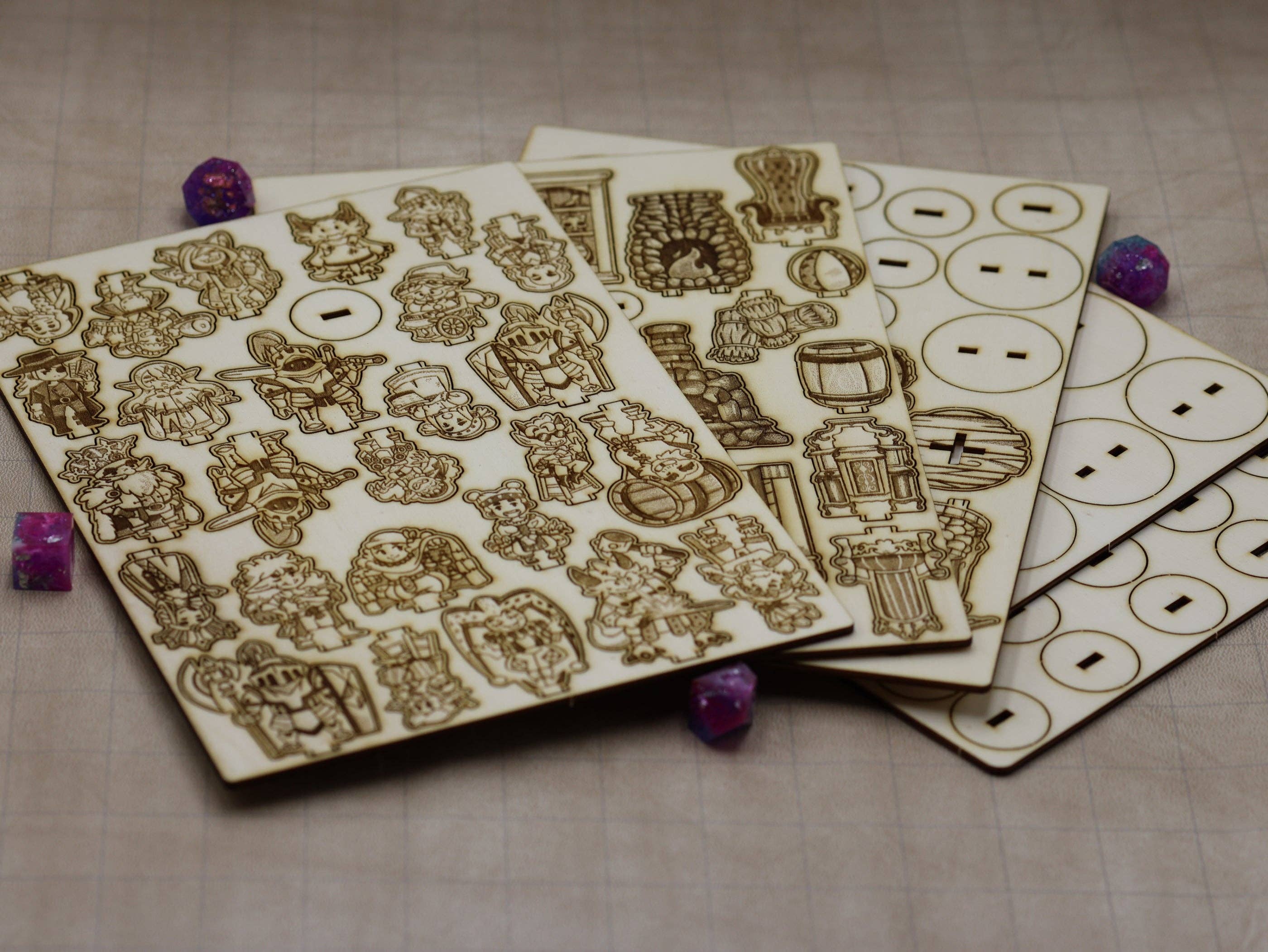 CorvidArts - Wholesale Board Game - NPC Starter Set ( 51 Pieces )3