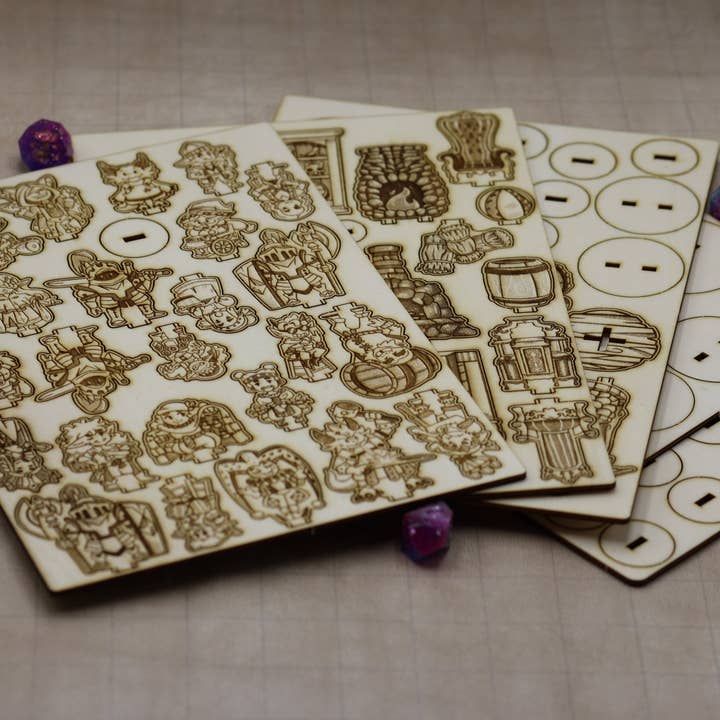 CorvidArts - Wholesale Board Game - NPC Starter Set ( 51 Pieces )3