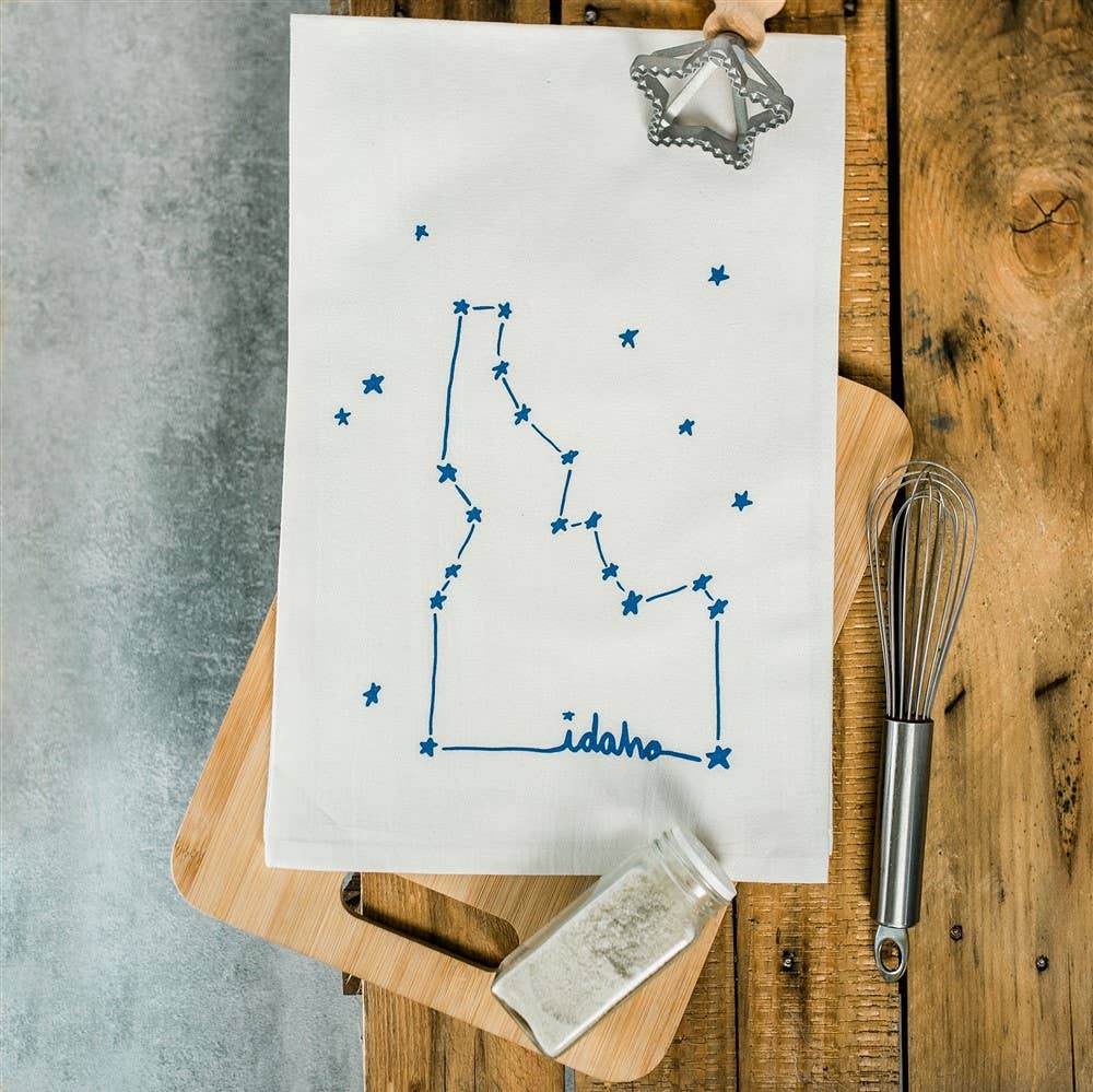Ladybug Press - Vente Torchons - Idaho Constellation Torchon sérigraphié3