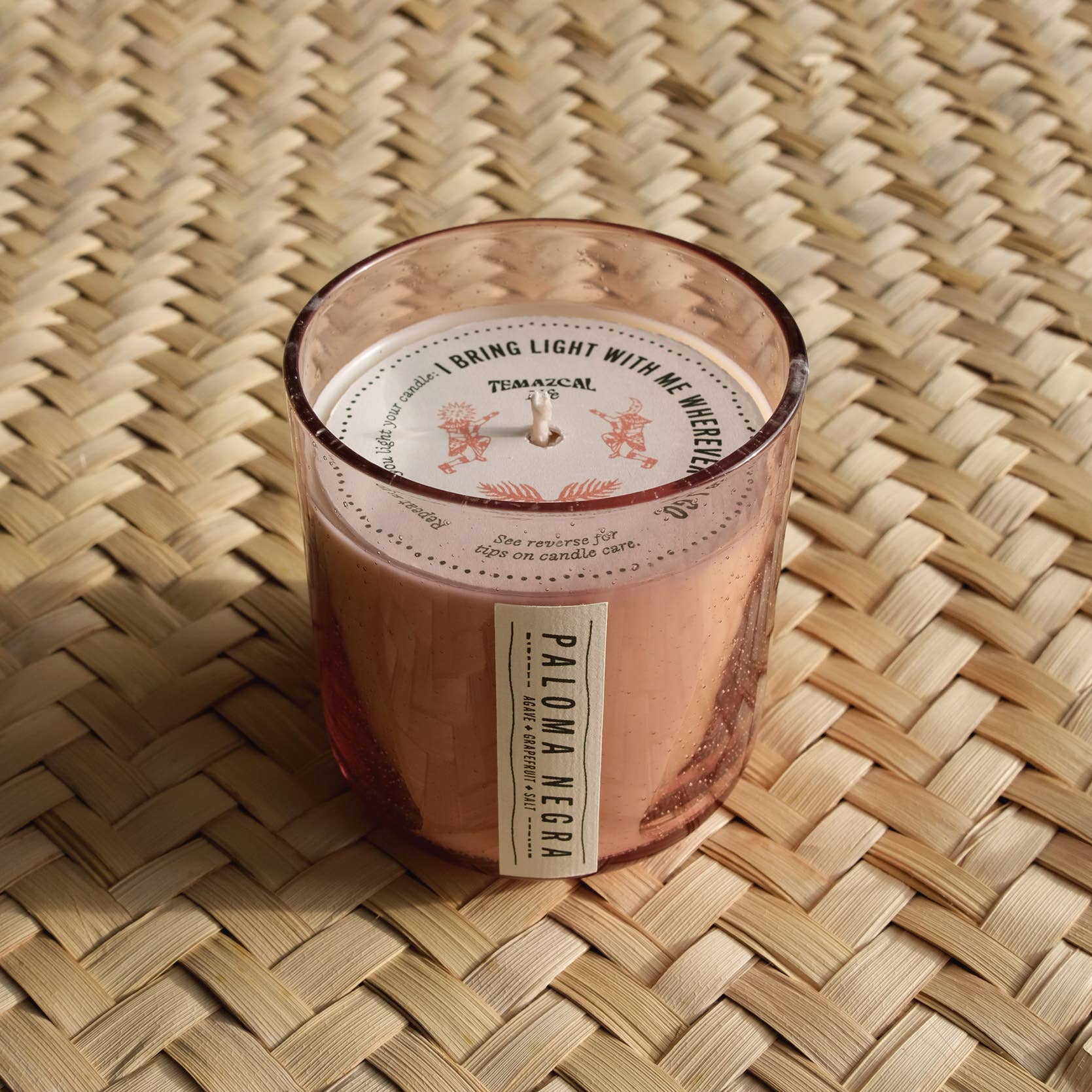 Temazcal Life® - Wholesale Jar/Filled Candle - Paloma Negra Soy Candle Jar | Grapefruit Agave | 9 oz2