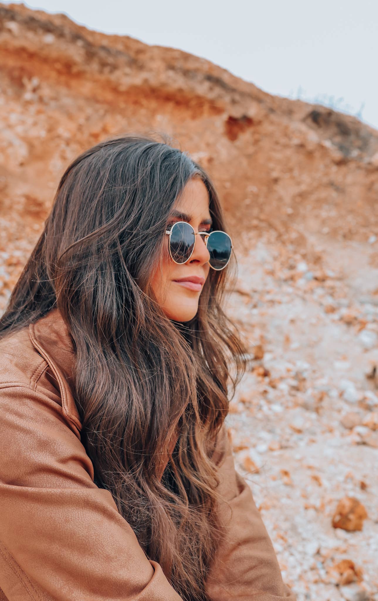 The Front Porch Label - Wholesale Sunglasses - Women's - Gold Round Lens Sunglasses3