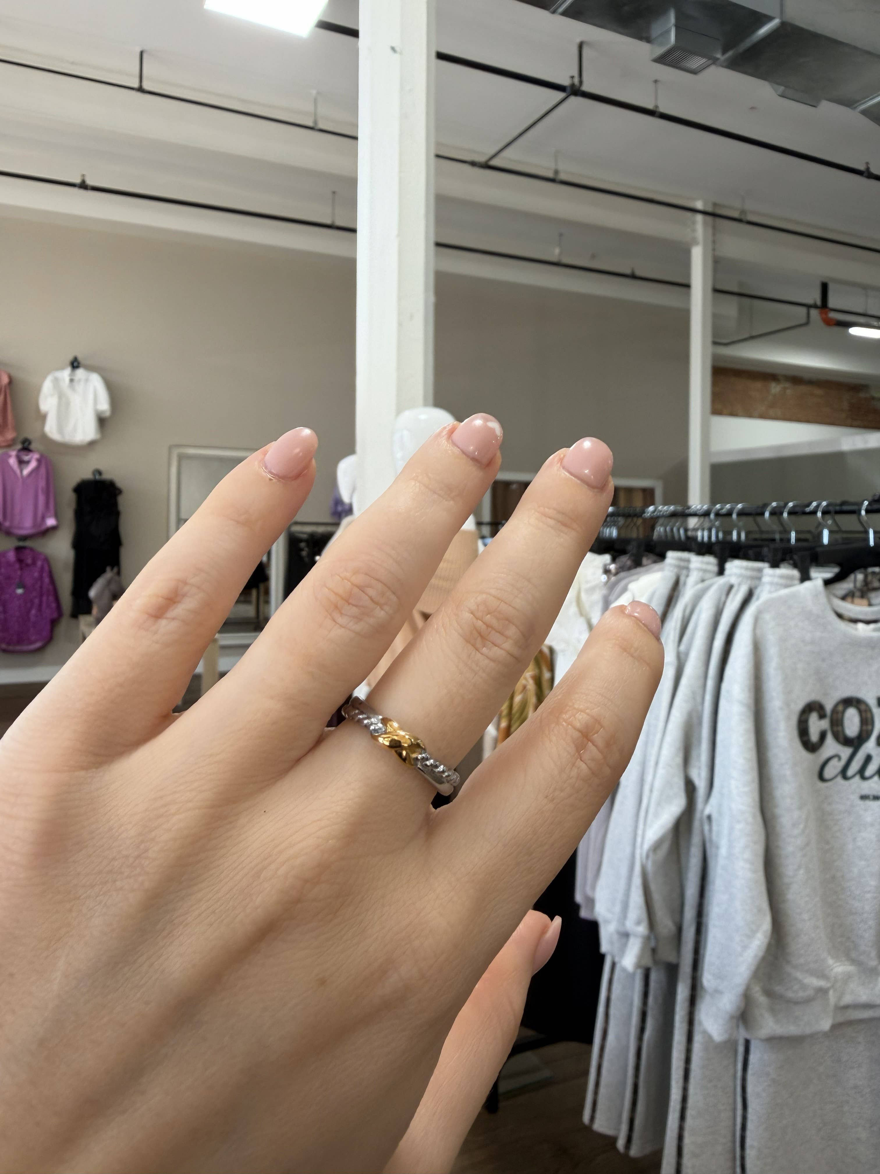 OliviaBlair Designs - Wholesale Band/Stacked Ring - Mini X Ring