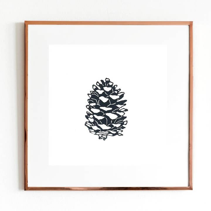 Acorn Linocut Print, 3 av 3 in för wholesale av Hannah Guthrie Designs