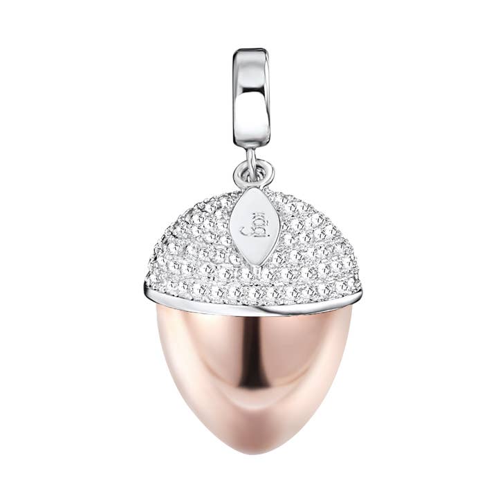 KAGI – Pendente/pingente individual por atacado – Pendente de Bolota em Ouro Rosa0