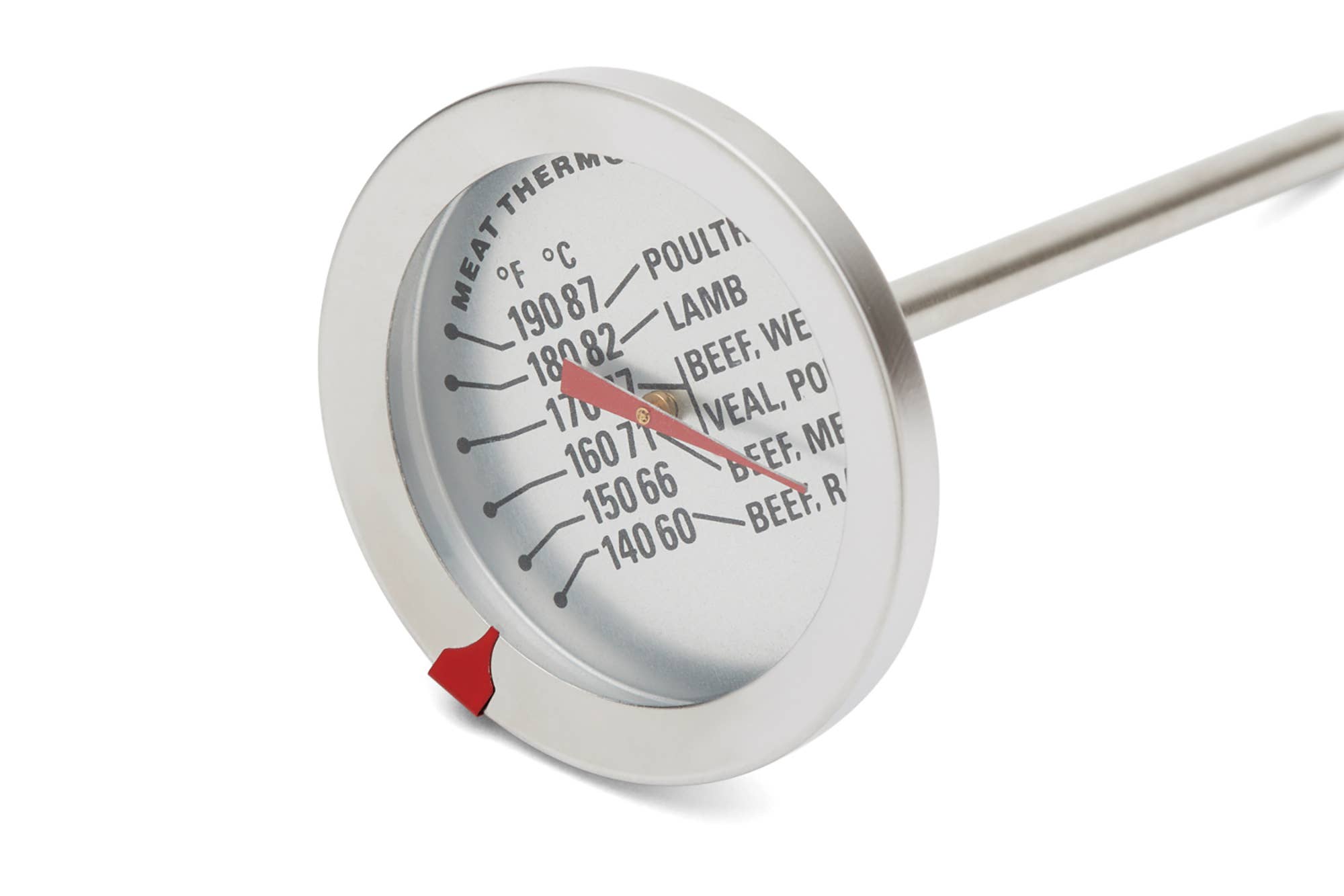 Fox Run Brands - Vente Thermomètre - Thermomètre à viande Fox Run, 2,5 pouces x 2,5 pouces x 5,25 pouces5