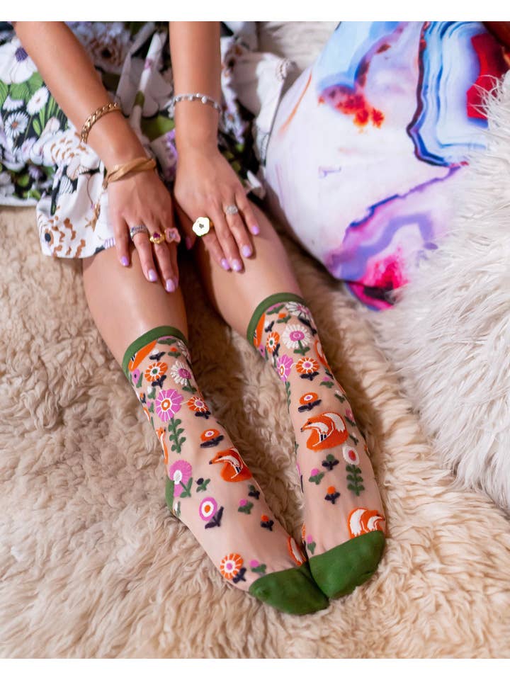 Sock Candy – Großhandel Socken – Damen – Feeling Foxy Sheer Rundsocke1