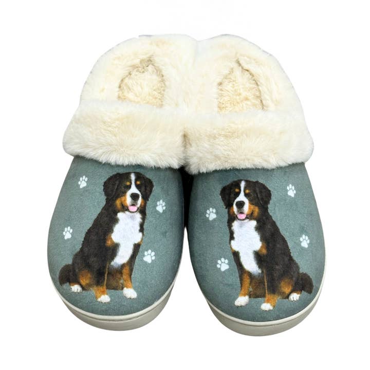E&S Pets - Wholesale Slippers - Unisex - Bernese Mt. Dog Snuggs Slipper - Comfy - Pet lovers0