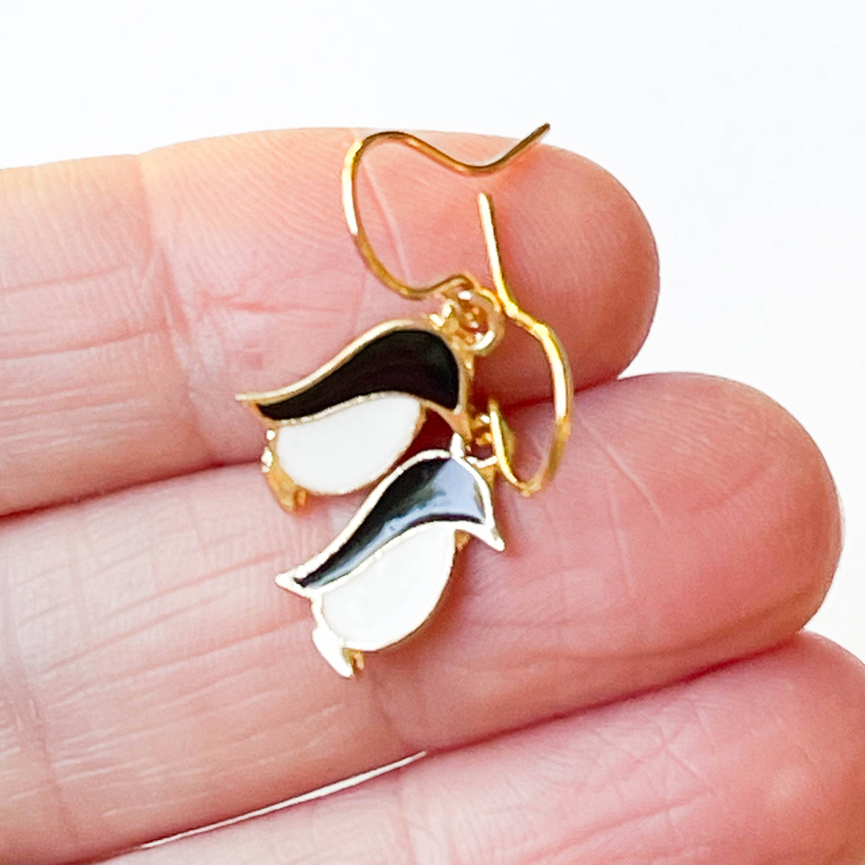 Nest Pretty Things - Wholesale Earrings - Kids - Kids' Tiny Cute Penguin Earrings and Clip-Ons