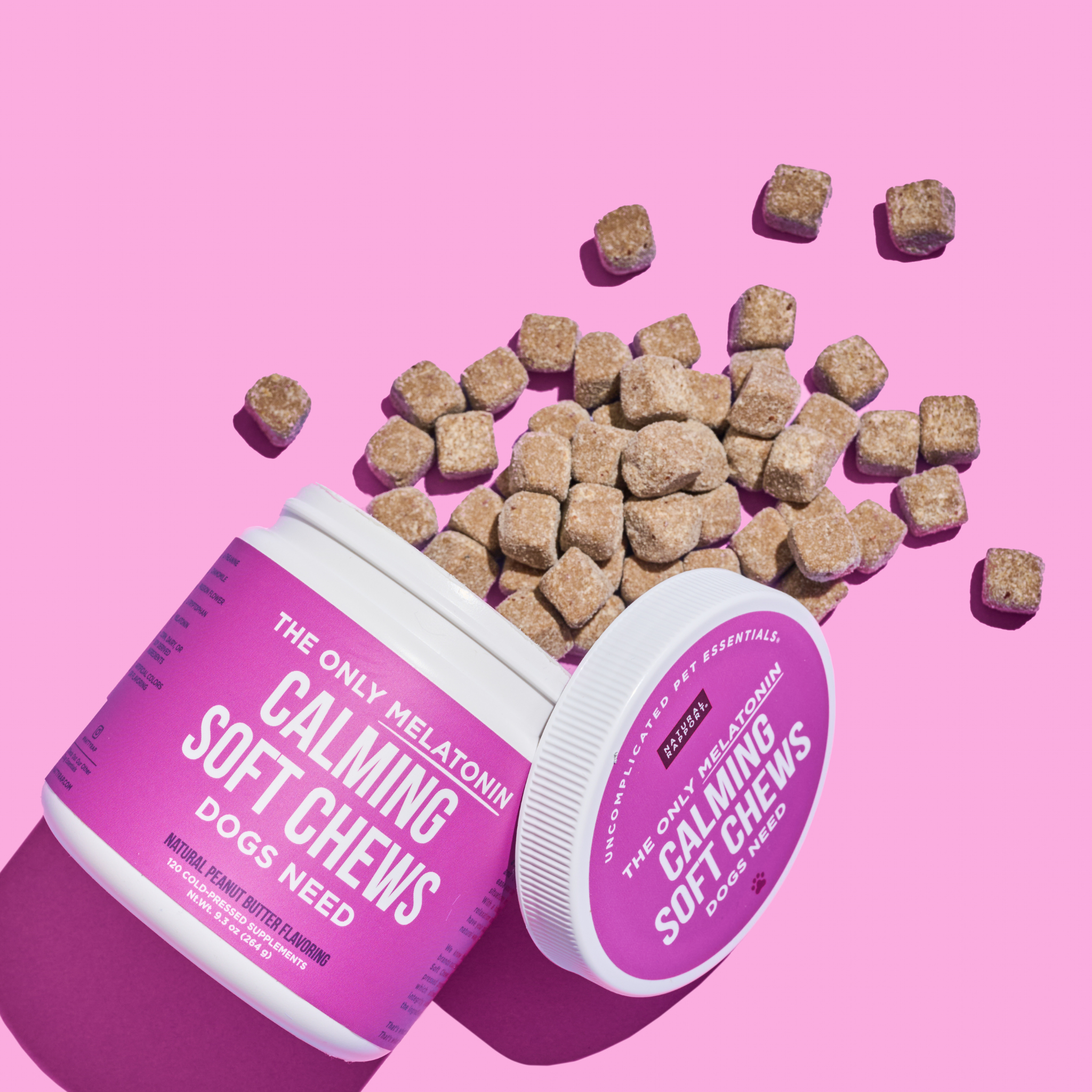 Natural Rapport - Wholesale Voedingssumplementen voor huisdieren - Hond - Melatonine verzachtende zachte kauwtabletten voor honden1