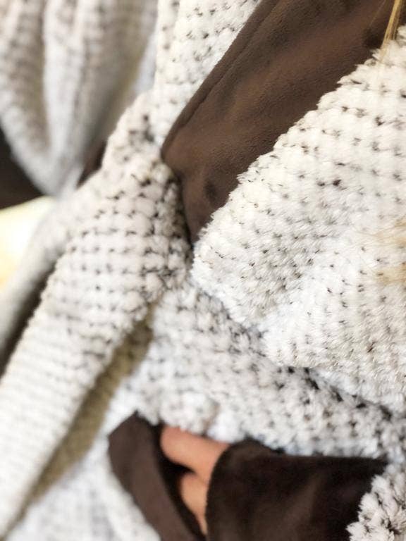 Keikico - Vendita all'ingrosso Vestaglia - Donna - Accappatoio da spa lungo di lusso nero8