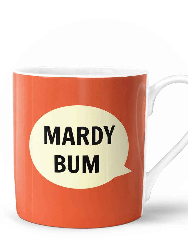 Mardy Bum Bone China Mug for wholesale by Dialectable