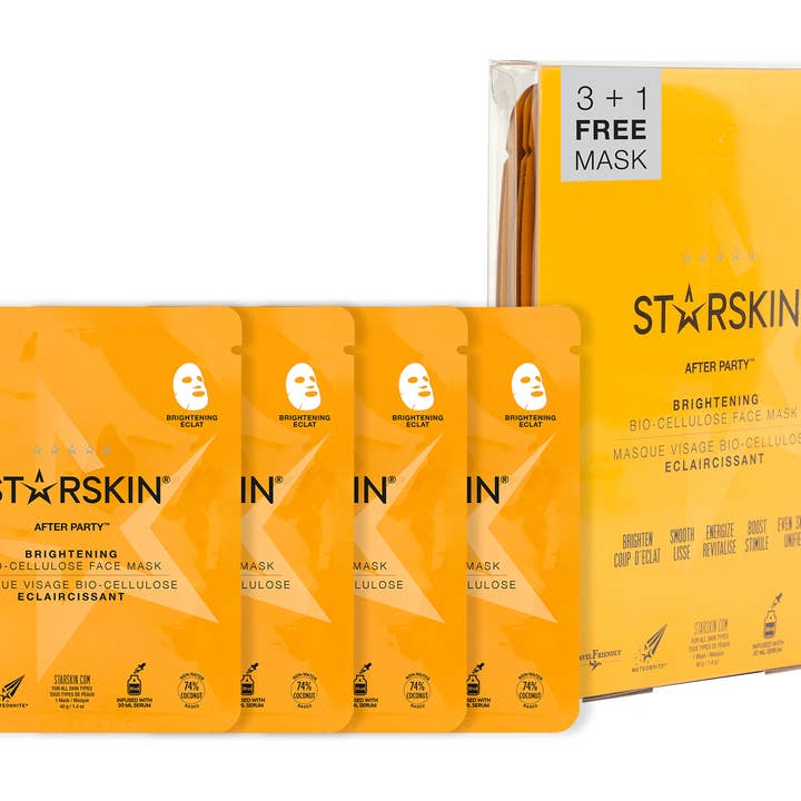STARSKIN – wholesale Skincare face mask – Starskin® After Party™ 3+1 Face Mask pack