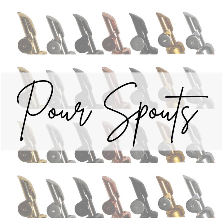 Blush Apothecary - Wholesale Oil/Vinegar Dispenser - Metal Weighted Pour Spouts | Variety of Colors