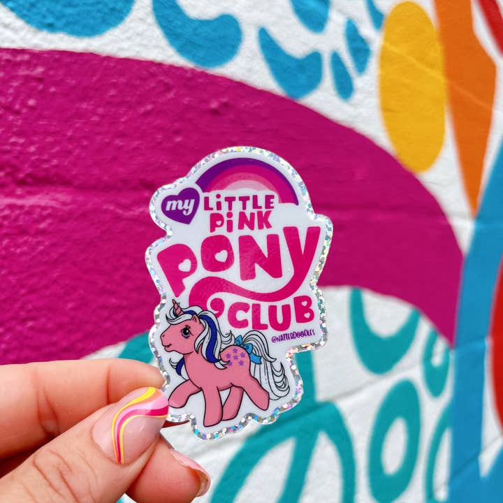 NatterDoodle - Wholesale Sticker - My Little Pink Pony Club Chappell Roan Queer Pop Sticker1