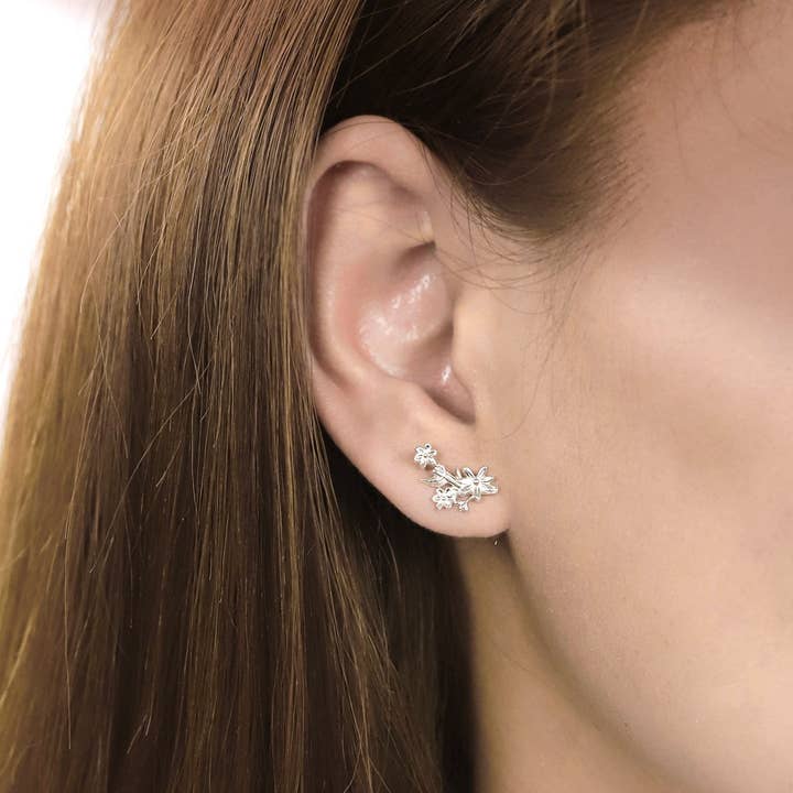 Boma Jewelry - Wholesale Stud/Post Earrings - Flower Bouquet Studs (EDA 9144)3