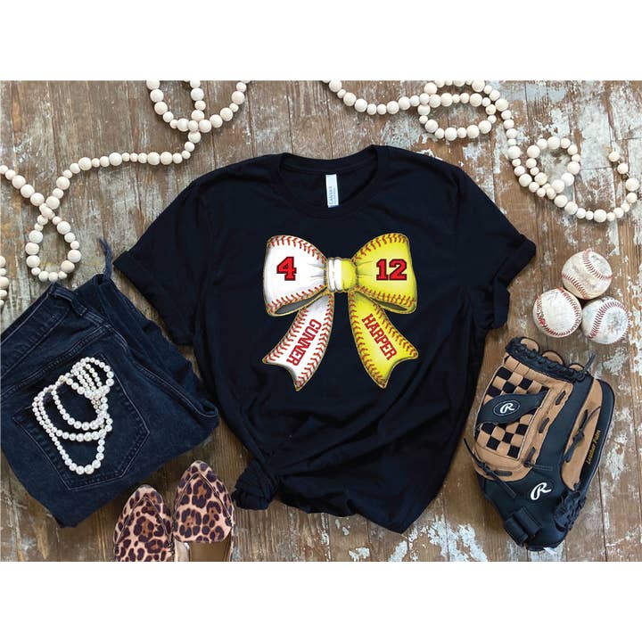 Individuelle Baseball/Softball-Schleife für den Großhandel von Southern Attitude Designs Inc